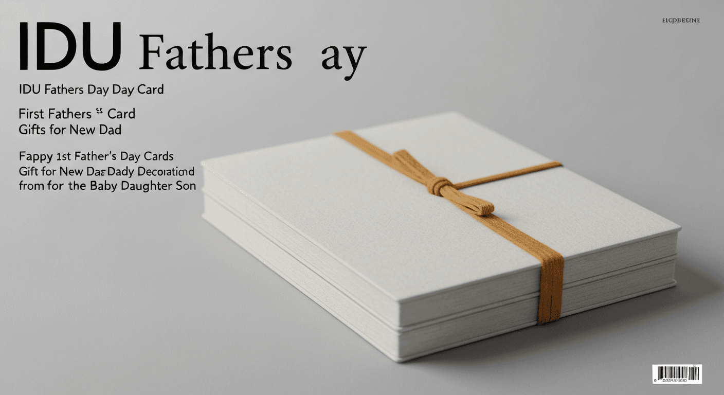 IDU First Fathers Day Card