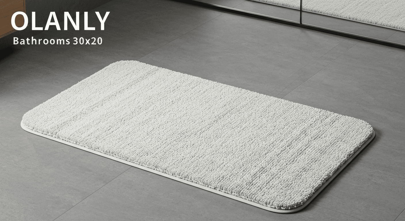 OLANLY Bathroom Rugs