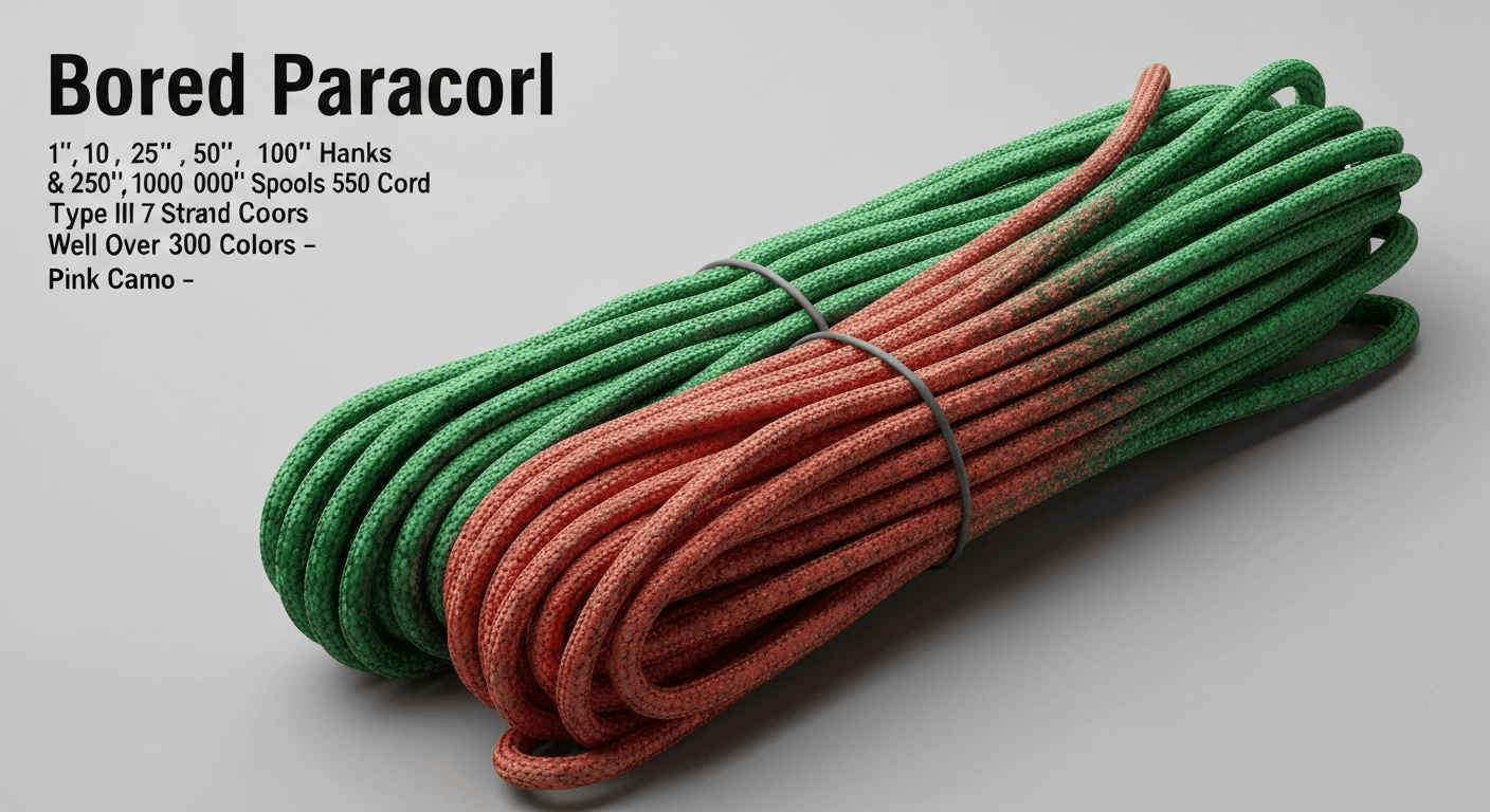 Bored Paracord 550 Type III