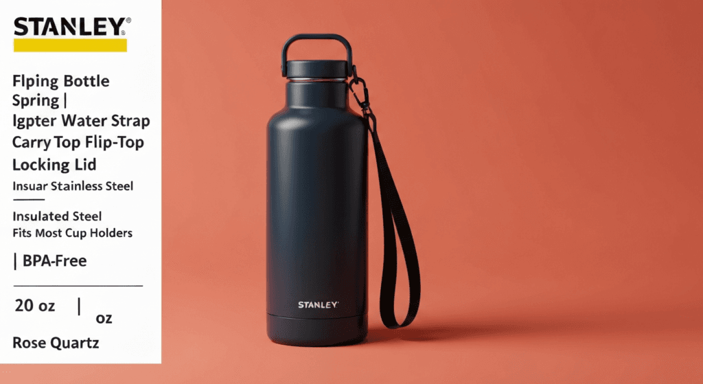 The Stanley Flowstate Evolution: Why the Spring Bottle is the Ultimate Liquid Asset for the Hydration Economy