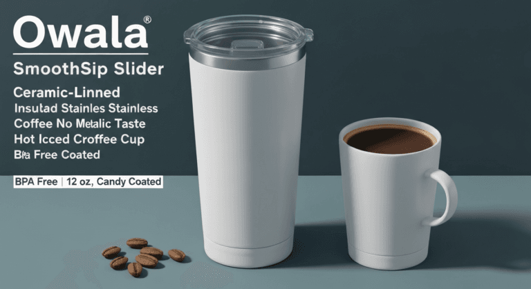 Owala SmoothSip Slider Review: The Ceramic-Lined Tech Stack Disrupting the $40B Coffee Tumbler Market
