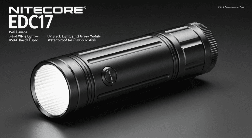 Honest Review of Nitecore EDC17 1500 Lumens EDC Flashlight