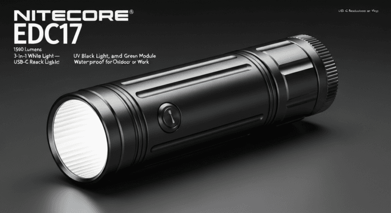 Honest Review of Nitecore EDC17 1500 Lumens EDC Flashlight
