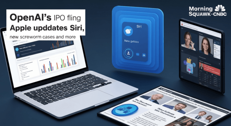 The Morning Squawk Intelligence Stack: Inside the OpenAI IPO Filing and Apple’s Edge-AI Architecture