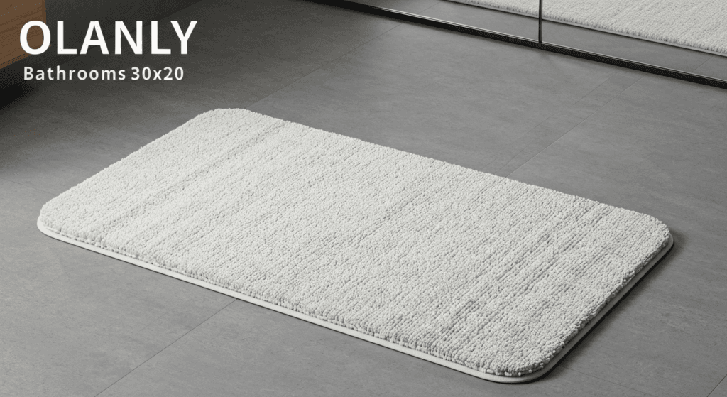 OLANLY Chenille Bath Rug Review: The High-Performance Floor Interface We’ve Been Waiting For