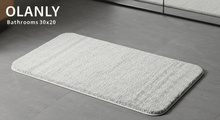 OLANLY Chenille Bath Rug Review: The High-Performance Floor Interface We’ve Been Waiting For