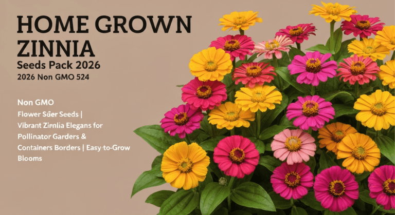 HOME GROWN Zinnia Dahlia Seeds: The Decentralized Bio-Architecture Reshaping Modern Pollinator Gardens (2026 Edition)