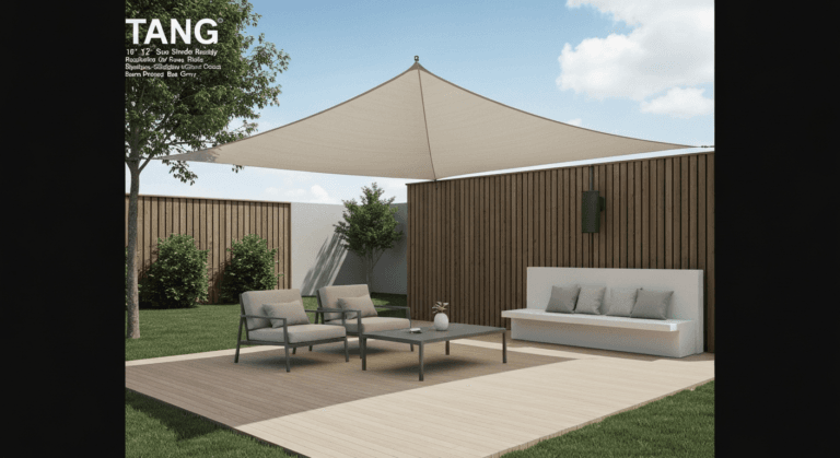 The Micro-Climate Architecture: Why TANG’s 10′ x 12′ Sun Shade Sail is the Ultimate Outdoor Play