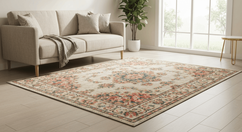 RELEANY Washable Area Rug Review: The Viral Vintage Medallion Carpet