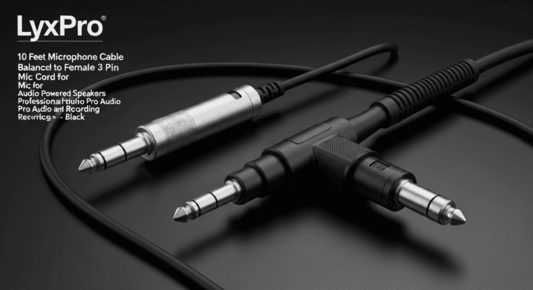 LyxPro 10 Feet XLR Cable Review: Why This Budget Mic Cord is Trending