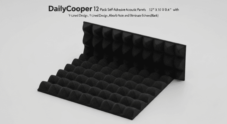 Dailycooper Self-Adhesive Acoustic Panels Review: The Easy Echo Fix?