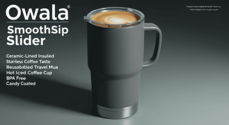 Owala SmoothSip Slider Review: The Ultimate Ceramic-Lined Coffee Tumbler