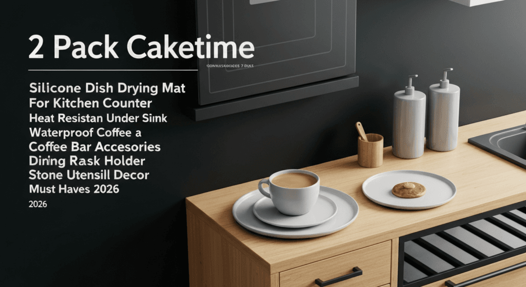Caketime Silicone Dish Drying Mat Review: The Ultimate Kitchen Counter Upgrade