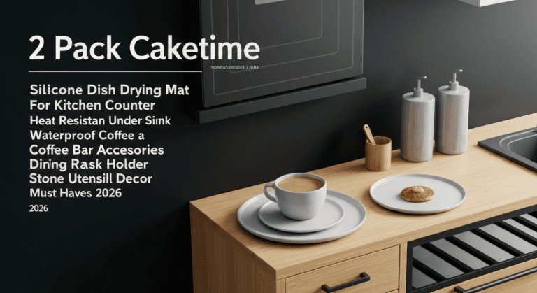 Caketime Silicone Dish Drying Mat Review: The Ultimate Kitchen Counter Upgrade