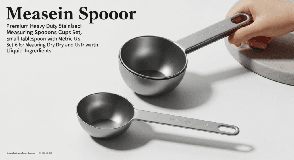 Best Stainless Steel Measuring Spoons for Healthy Meal Prep and Portion Control
