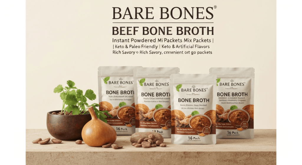 Bare Bones Beef Bone Broth Review: A Convenient, Protein-Rich Instant Option