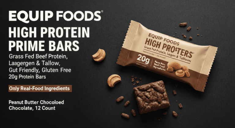 Equip Foods High Protein Prime Bars Review: A Gut-Friendly, Whole-Food Protein Source